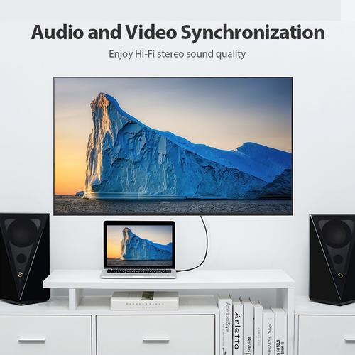 Vention AAIBH HDMI-kabel 2 m HDMI Type A (Standard) Sort