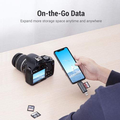 Vention USB3.0 Multi-function Card Reader Gray Metal Type