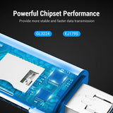 Vention USB3.0 Multi-function Card Reader Gray Metal Type