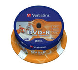 Matricas DVD-R AZO Verbatim 4.7GB 16x Wide Printable ID Brand 25 Pack Spindle