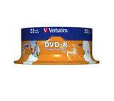 Matricas DVD-R AZO Verbatim 4.7GB 16x Wide Printable ID Brand 25 Pack Spindle
