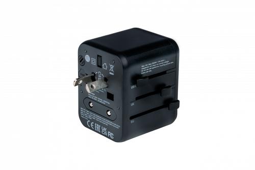 Verbatim 49544 power plug adapter Universal Black