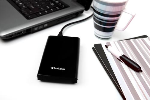 Verbatim Store ''n'' Go Slim Portable SSD USB 3.2 Gen 1 / USB-C 256GB Black