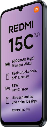 Xiaomi Redmi 15C 17.5 cm (6.9") 5G USB Type-C 4 GB 128 GB 6000 mAh Black