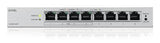 Zyxel GS1200-8HPV3 Managed L2 Gigabit Ethernet (10/100/1000) Power over Ethernet (PoE) Desktop Grey