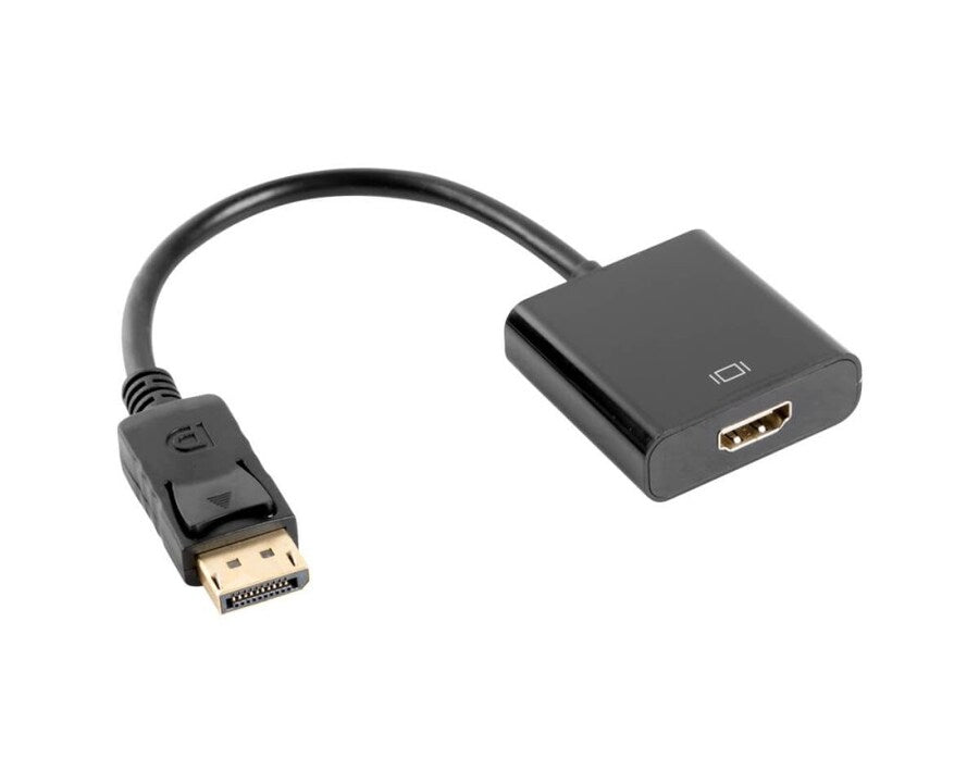 DISPLAYPORT HAN TIL HDMI HUN ADAPTER - Sort