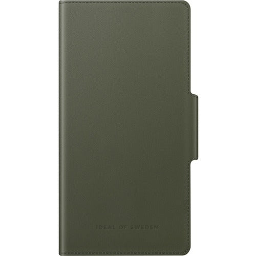 iDeal Of Sweden iPhone 13 klap cover etui m plads til kort. Khaki Grøn