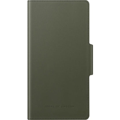 iDeal Of Sweden iPhone 13 klap cover etui m plads til kort. Khaki Grøn