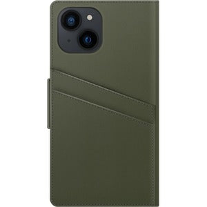 iDeal Of Sweden iPhone 13 klap cover etui m plads til kort. Khaki Grøn