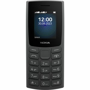 Nokia 110 (2023) Feature Phone - 4.6 cm (1.8") TFT LCD QQVGA 120 x 160 - 2G - Charcoal - Bar - SIM-free - 1000 mAh Battery