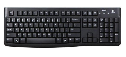 Logitech K120 Nordic tastatur USB Sort