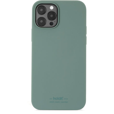 Et turkis silikone cover til en mobiltelefon