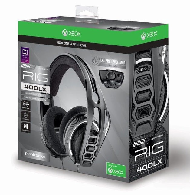 Plantronics - XBox One RIG 400LX - Headset - Sort