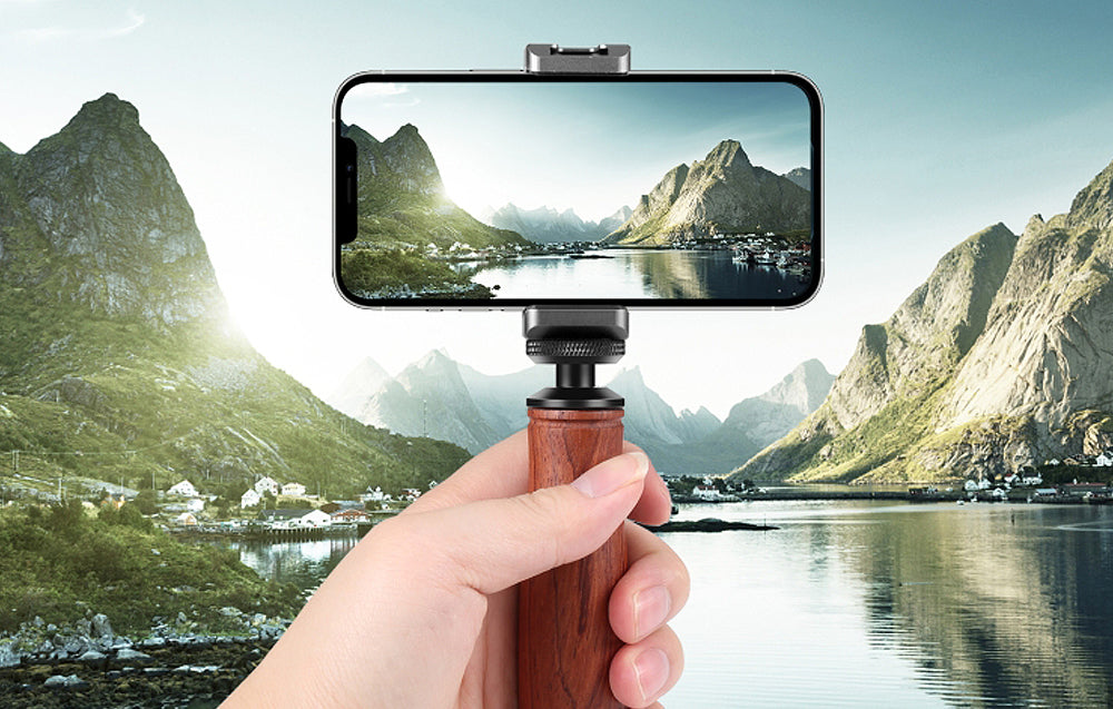 Wooden camera handgrip Puluz