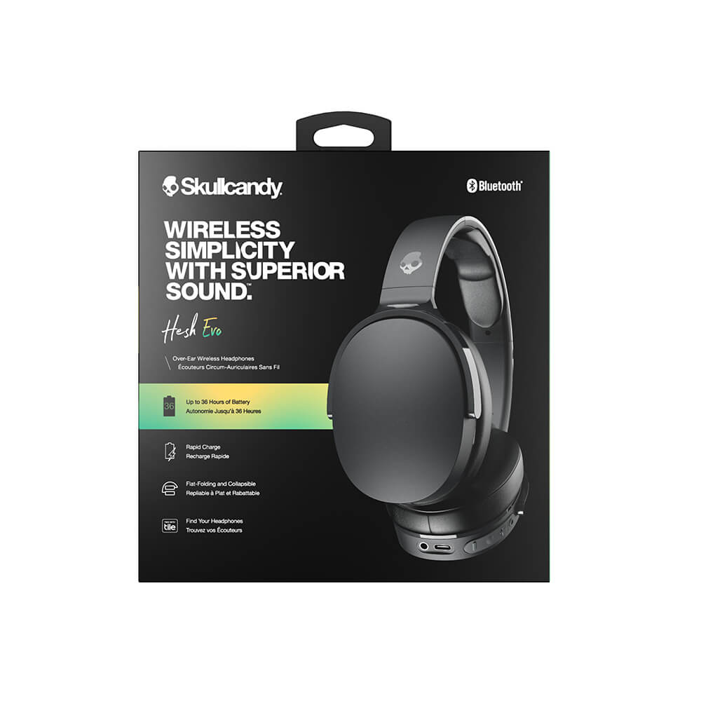 SKULLCANDY Hovedtelefon Hesh EVO Over-Ear Trådløs Sort