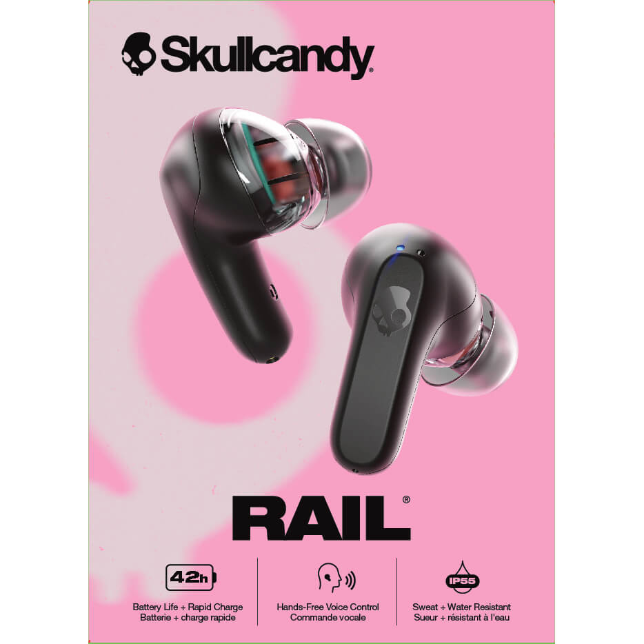 Høretelefoner RAIL True Wireless In-Ear Sort