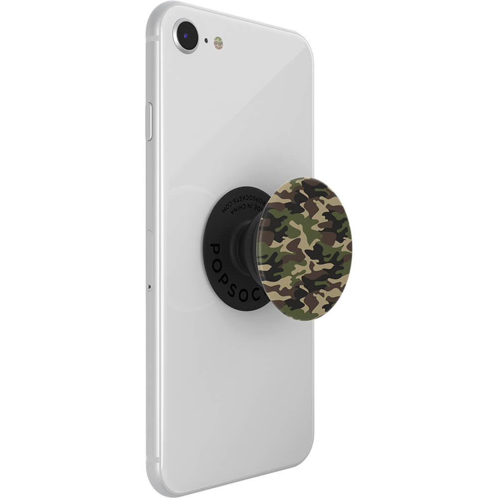 POPSOCKETS Woodland Camo Aftageligt Greb m. Standerfunktion