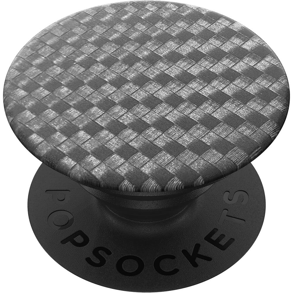 POPSOCKETS Carbonite Weave Aftageligt Greb m. Standerfunktion