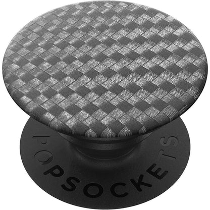 POPSOCKETS Carbonite Weave Aftageligt Greb m. Standerfunktion