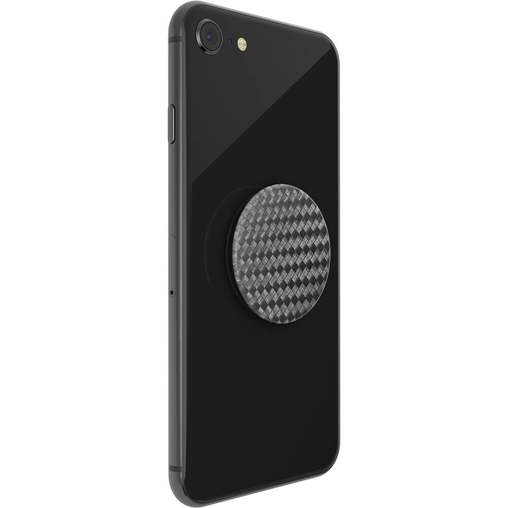 POPSOCKETS Carbonite Weave Aftageligt Greb m. Standerfunktion