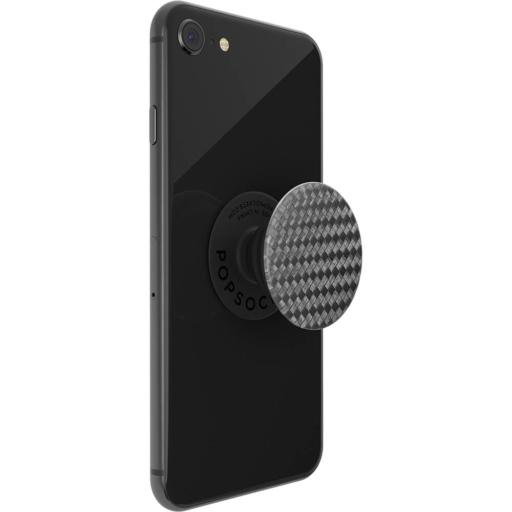 POPSOCKETS Carbonite Weave Aftageligt Greb m. Standerfunktion