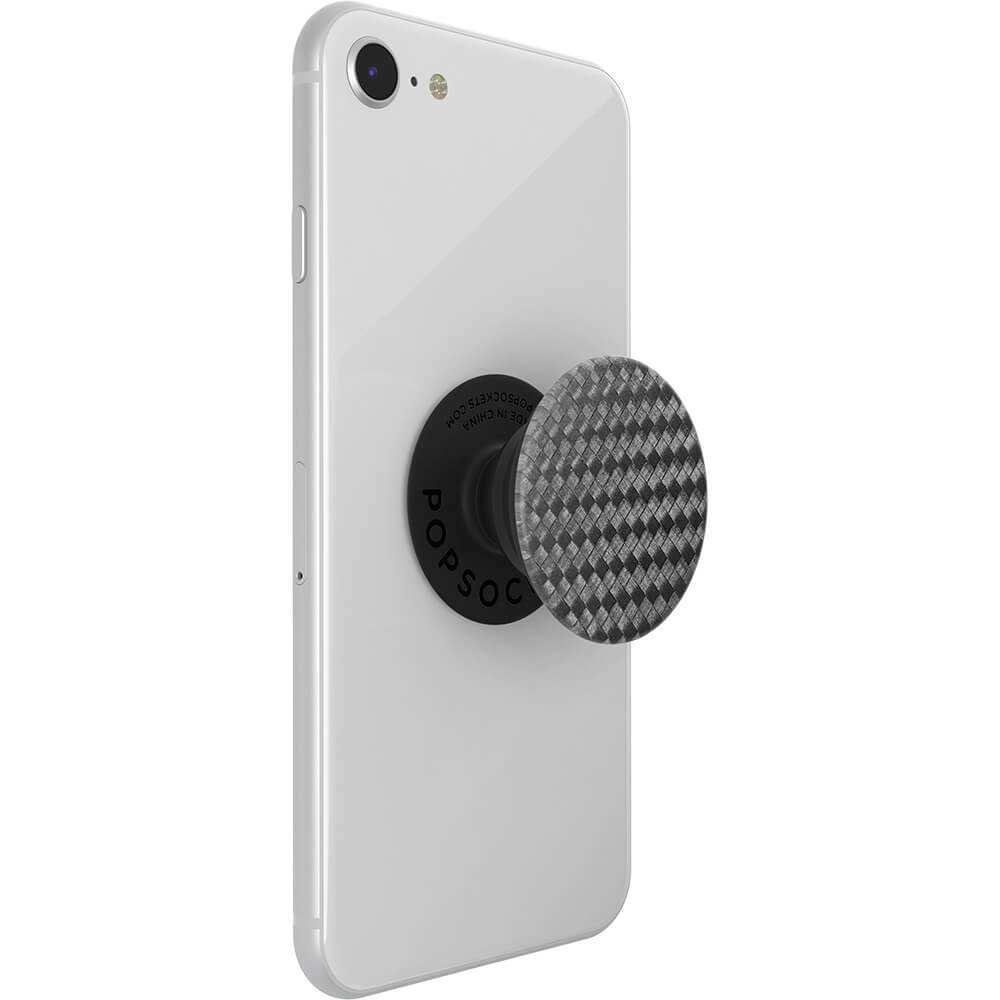 POPSOCKETS Carbonite Weave Aftageligt Greb m. Standerfunktion