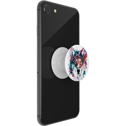 POPSOCKETS Wolf Aftageligt Greb m. Standerfunktion