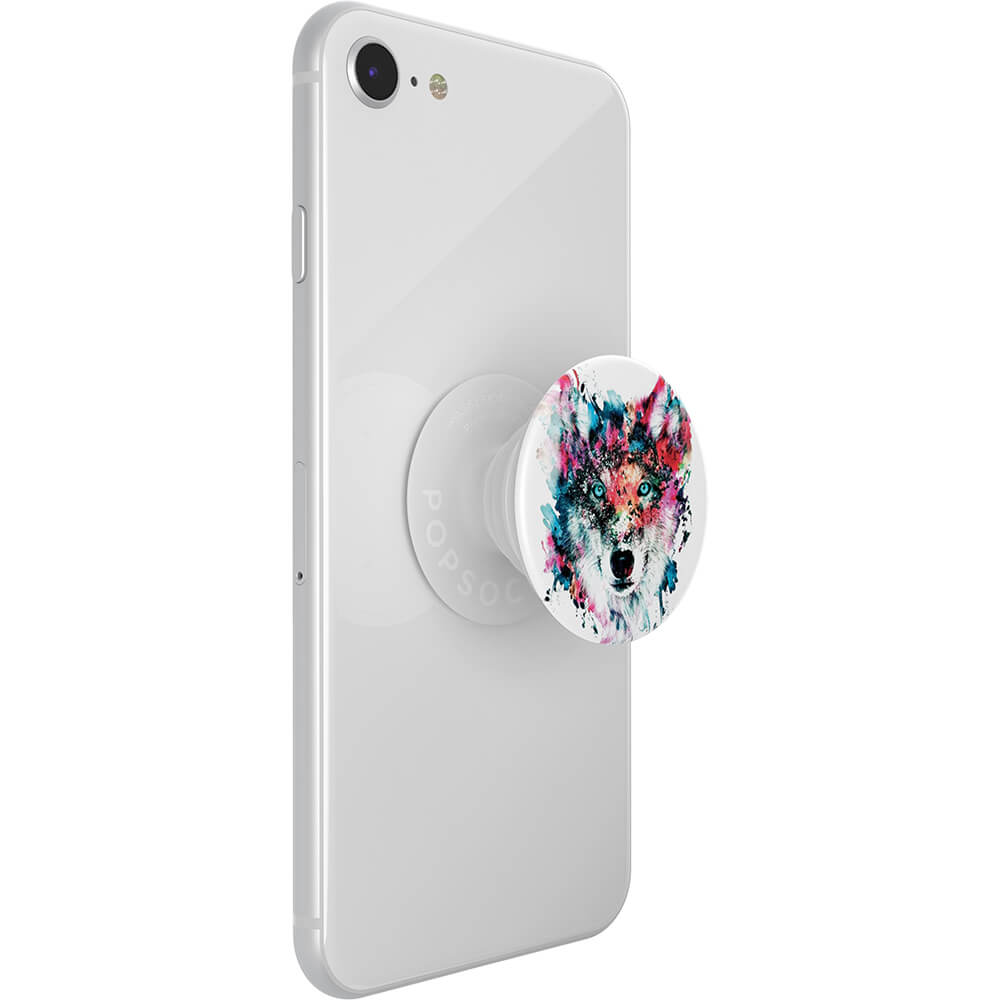 POPSOCKETS Wolf Aftageligt Greb m. Standerfunktion