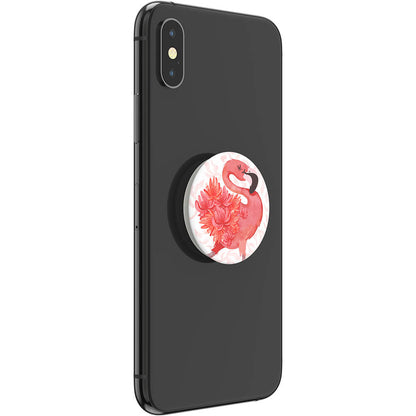 POPSOCKETS Flamingo a Go Go Aftageligt Greb m. Standerfunktion