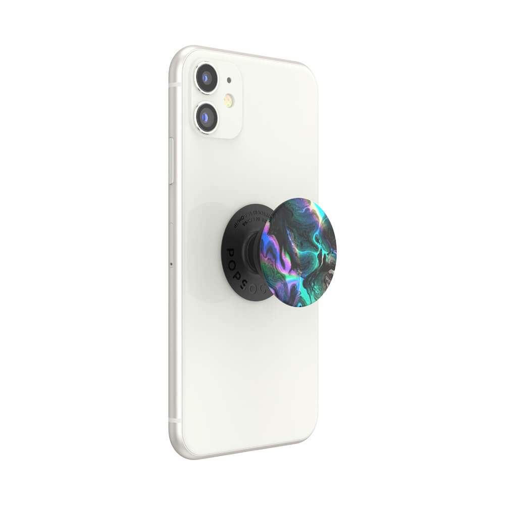 POPSOCKETS Oil Agate Aftageligt Greb m. Standerfunktion