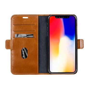 dbramante 1928 iPhone Xs MAX full leather cover m. plads til kort. (kun online)