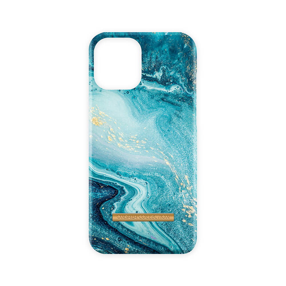 ONSALA COLLECTION Mobil Cover Soft Blue Sea Marble iPhone 12 / 12 Pro