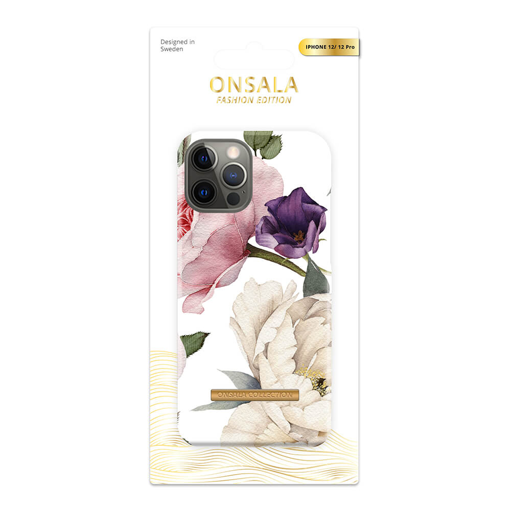 ONSALA COLLECTION Mobil Cover Soft Rose Garden iPhone 12 / 12 Pro