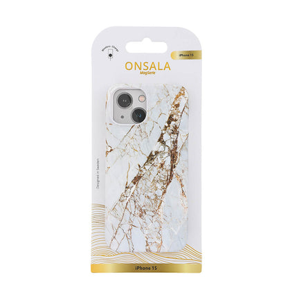 Mobilcover MagSeries White Rhino Marble - iPhone 15