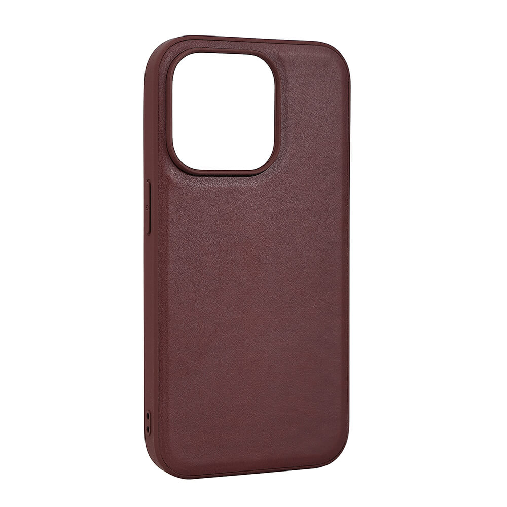 Mobilcover PU MagSeries Brun - iPhone 15 Pro