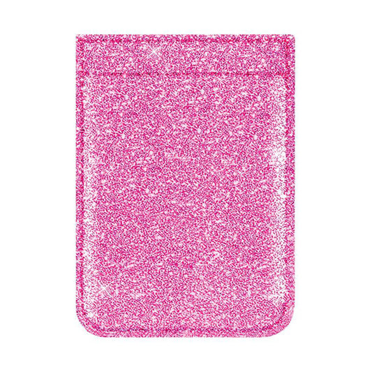 Kortlomme til Mobiltelefon Pink Glitter