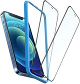 UGREEN 2 Pack for iPhone 12 mini Screen Protector 5.4 Inch Tempered Glass Screen Protector Anti-Scratch with Alignment Frame Bubble Free Scratch Resistant Compatible with iPhone 12 mini Screen Flim