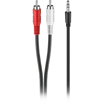 Pro MiniJack - 2xRCA - Black - 3m