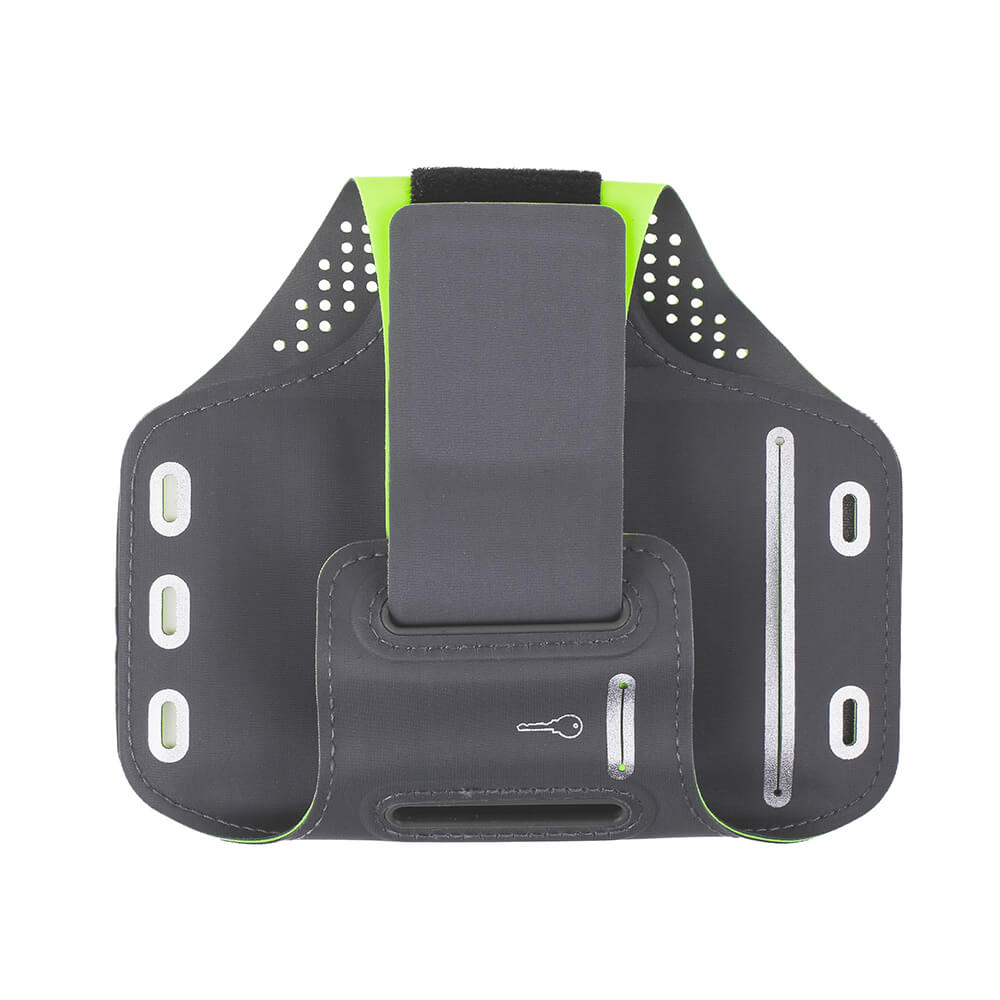 GEAR Sportsarmbånd Premium Universal 4,7" Grå/Gul