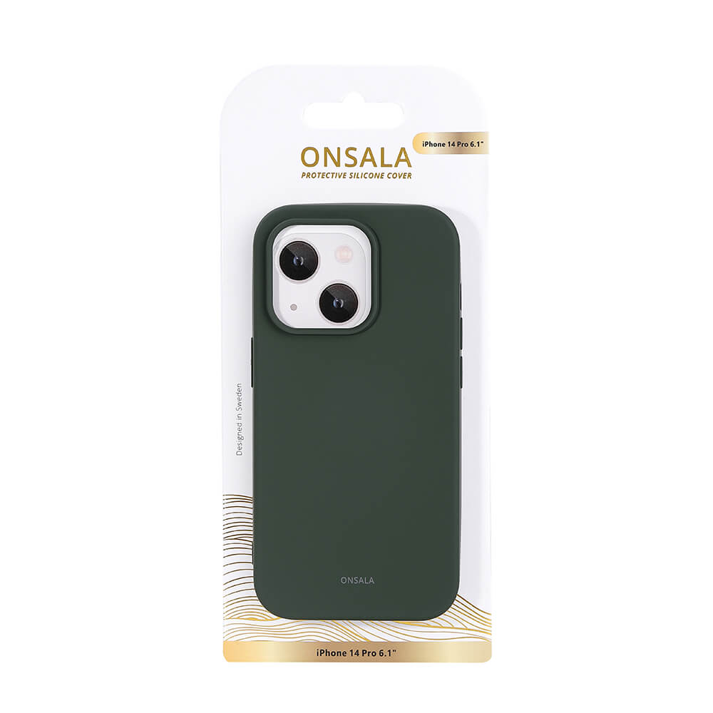 Mobilcover Silikone Olive Green - iPhone 14 Pro