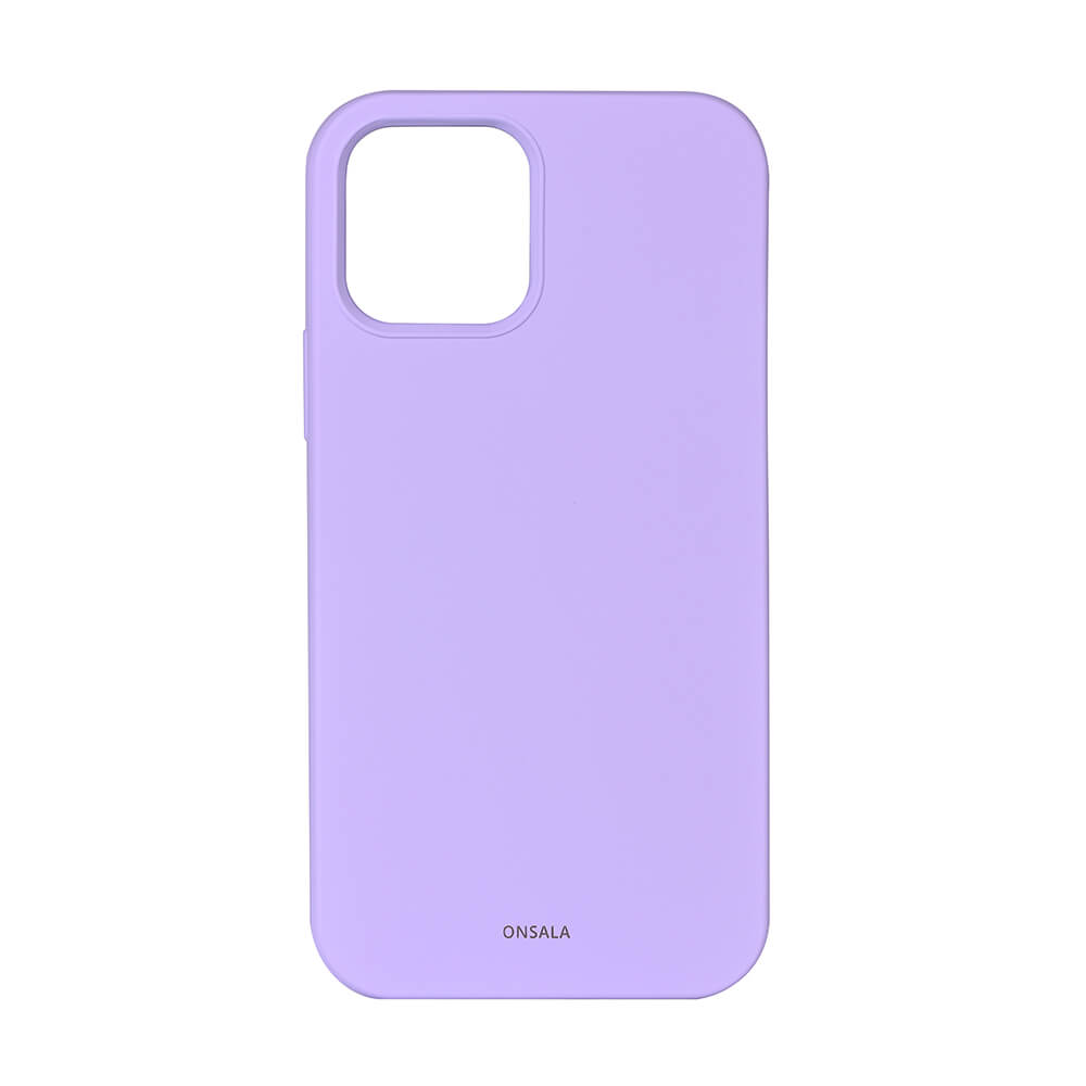 ONSALA Backcover Silicone iPhone 12/12 Pro Purple