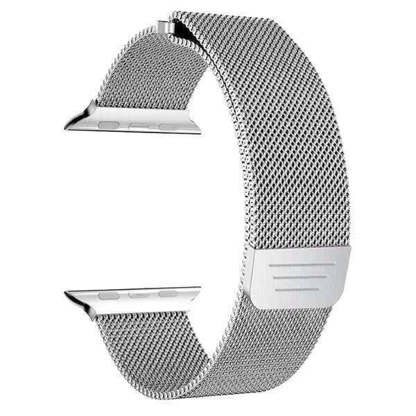 Apple Watch Metal Mesh Urrem 42/44mm Sølv