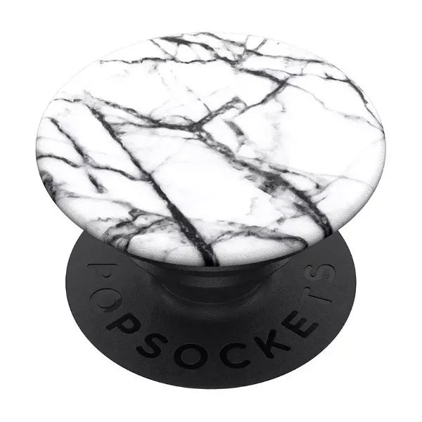 POPSOCKETS PopGrip Dove White Marble Aftageligt Greb m. Standerfunktion