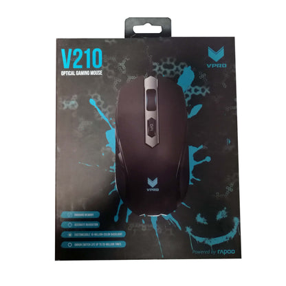 VPRO Gaming Mus V210 Optisk Sort