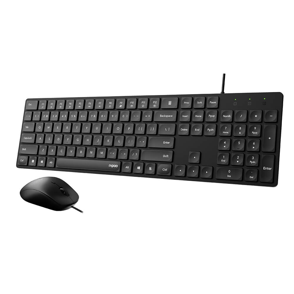 Keyboard/Mus Sæt NX8020 Kablet Sort
