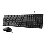 Keyboard/Mus Sæt NX8020 Kablet Sort