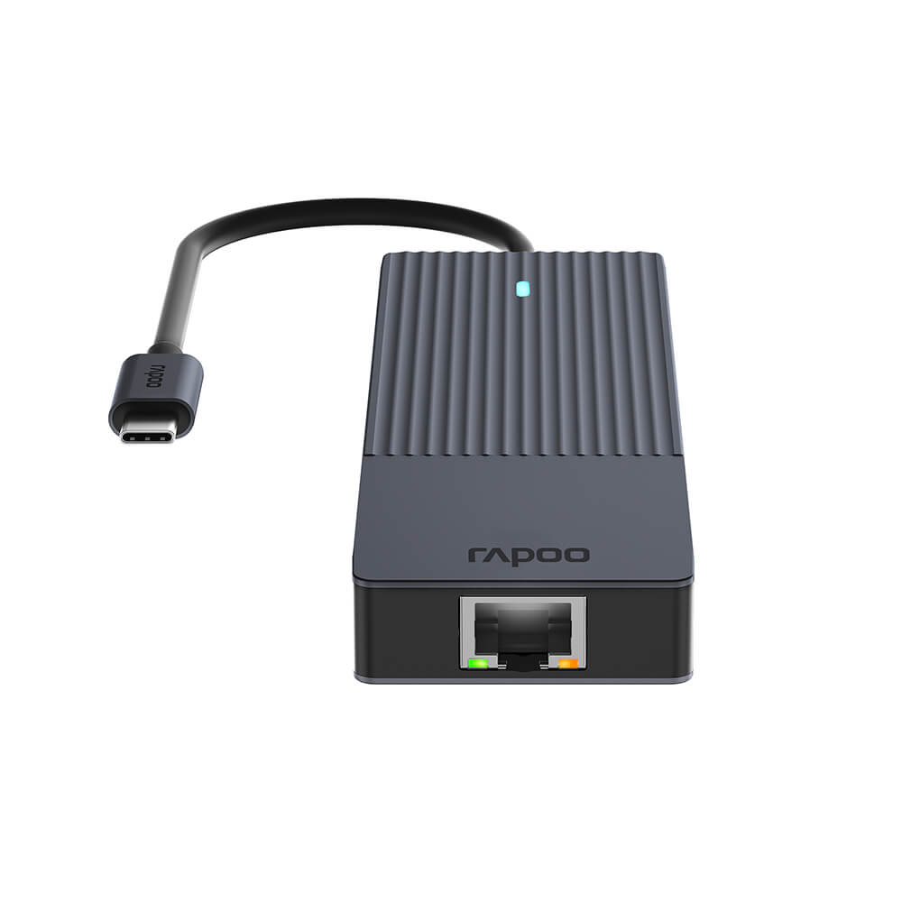 RAPOO Multiport USB-C 6-i-1 USB-C-Adapter