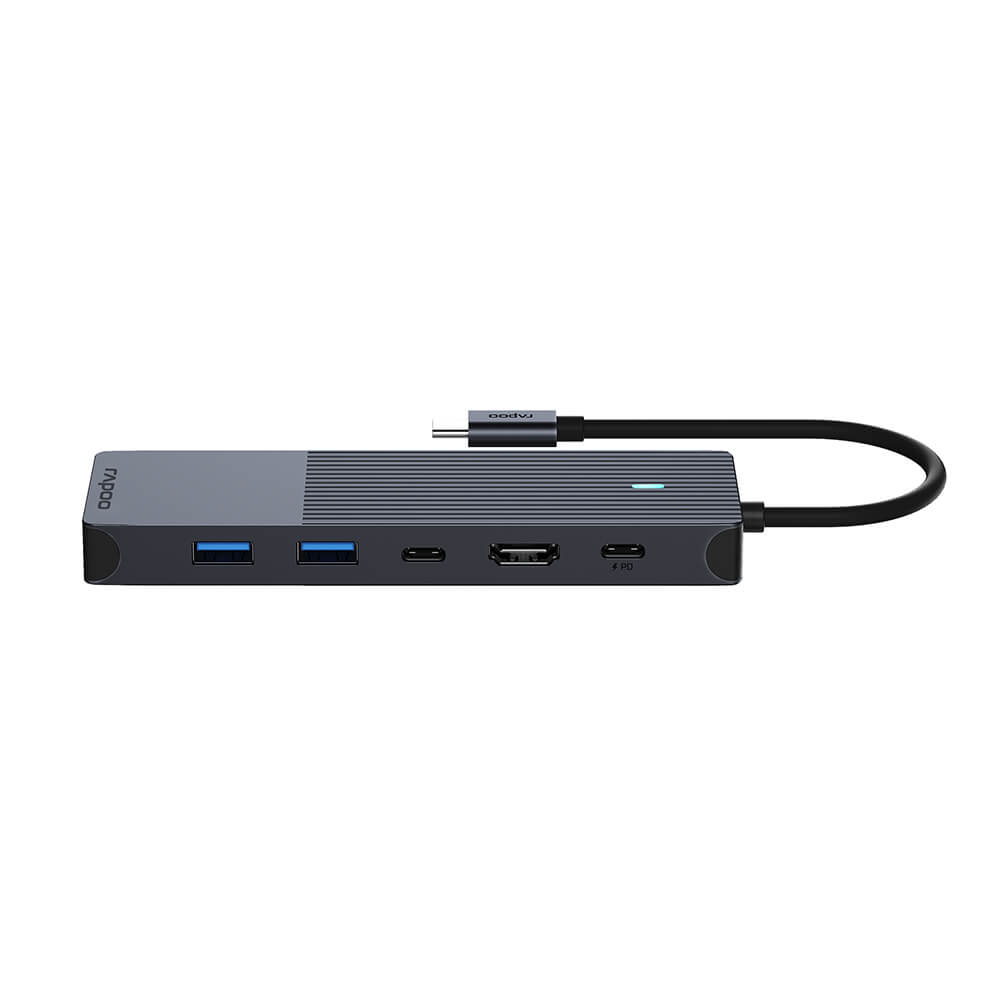 RAPOO Multiport USB-C 6-i-1 USB-C-Adapter