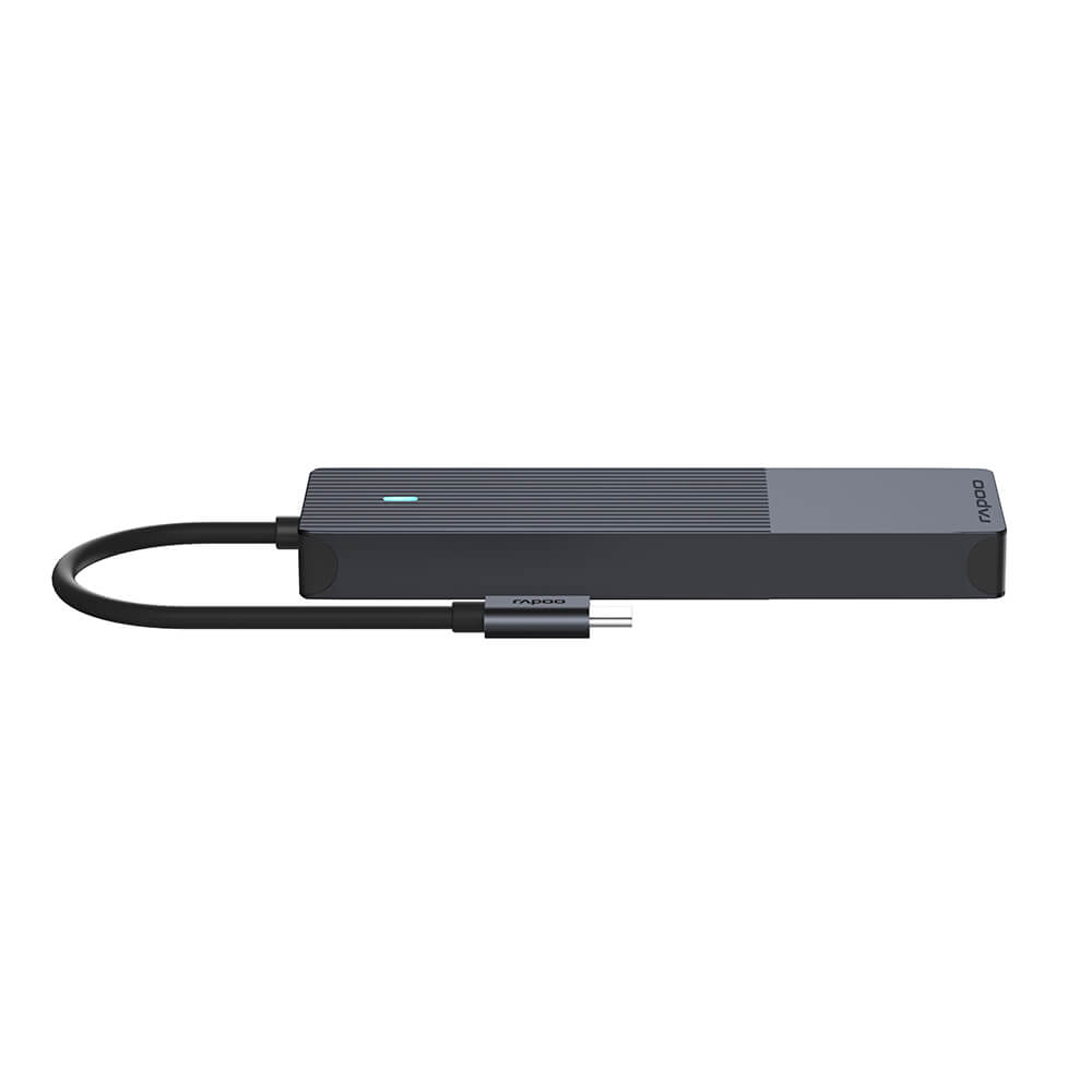 RAPOO Multiport USB-C 6-i-1 USB-C-Adapter