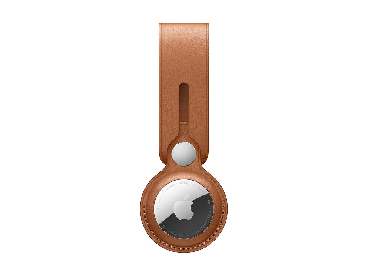 Apple AirTag Leather Loop Brun